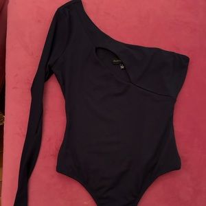 JLUX Keyhole Bodysuit in midnight